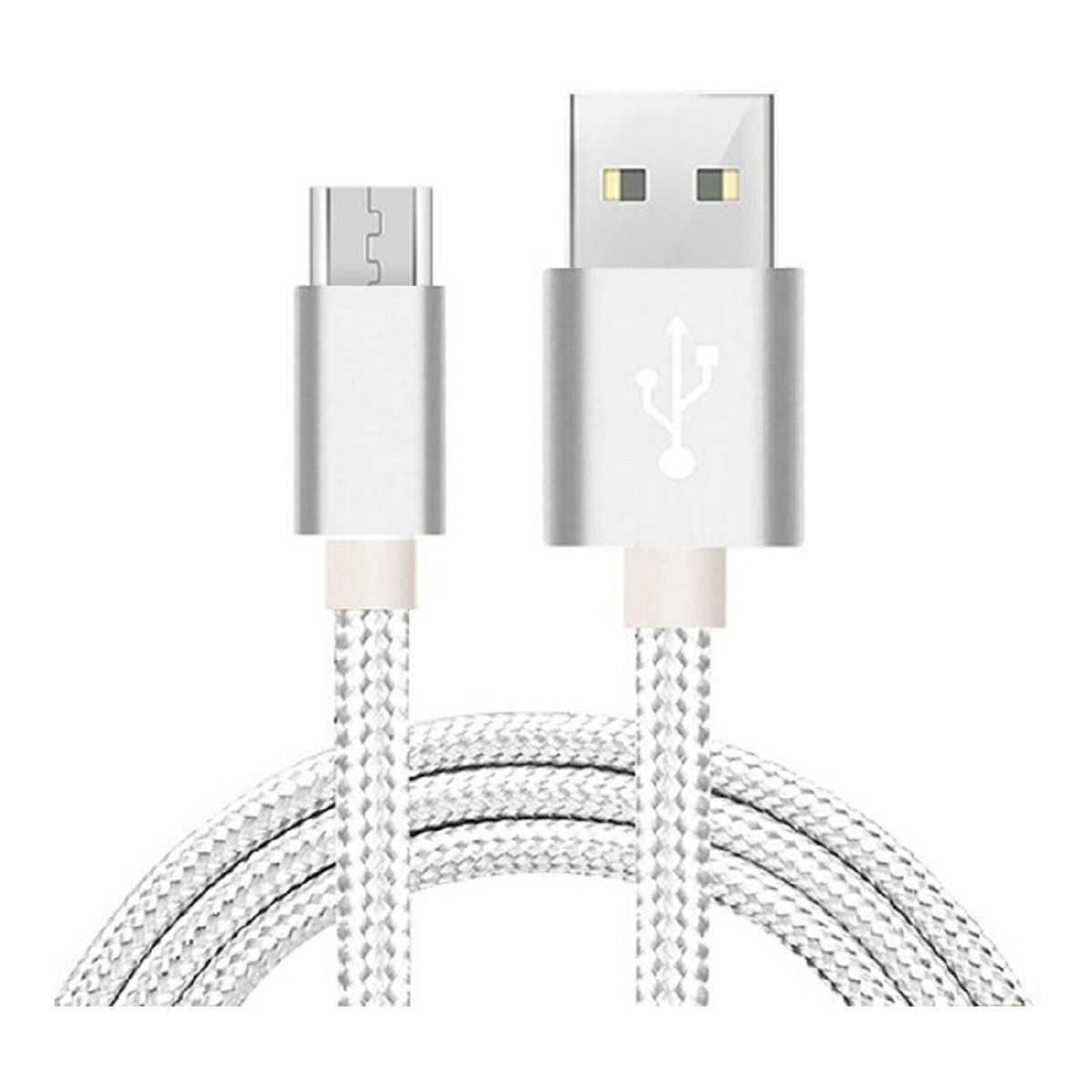 GENERICO - Cable de Datos Micro USB 1m con Carga Rápida para Android