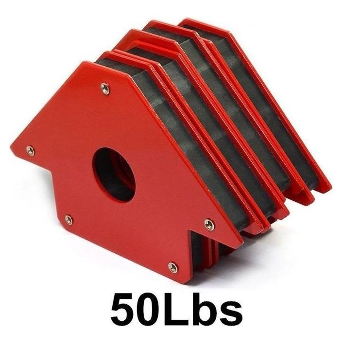 GENERICO - Set de 4 Escuadras Magnéticas para Soldadura de 110 mm