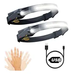 GENERICO - Faros LED Recargables para Bicicleta - Combo de 2