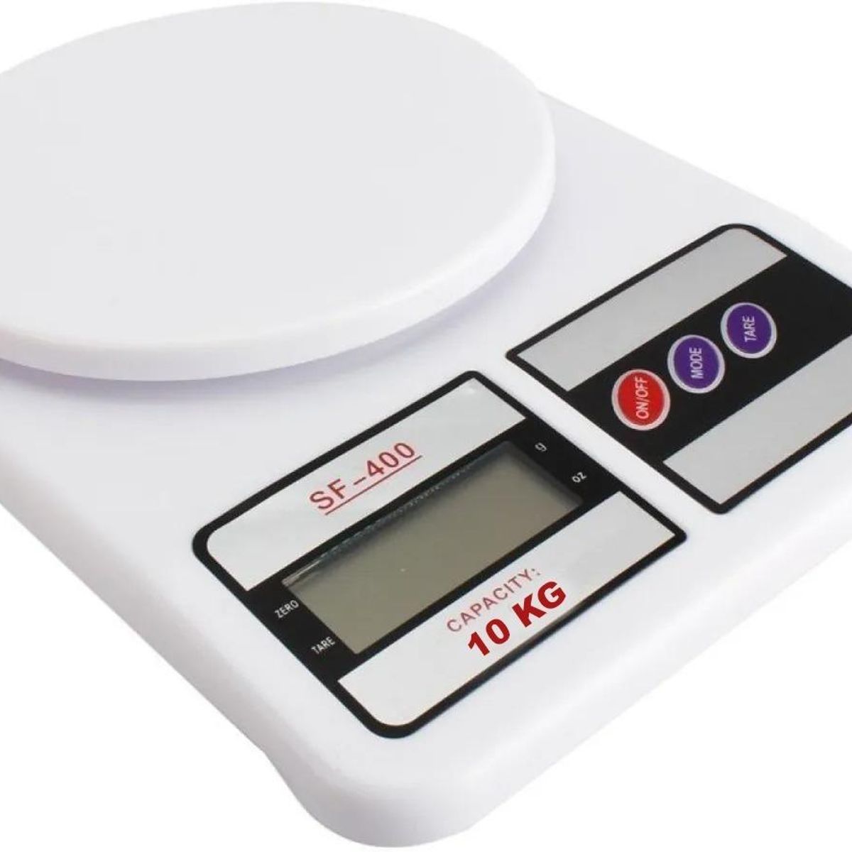 GENERICO - Balanza Digital de Cocina para Alimentos Blanco 10 kg
