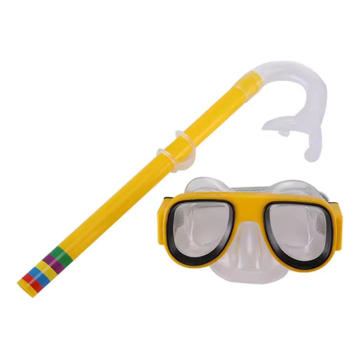 GENERICO - Set de Buceo Infantil Snorkel para Niños Color Amarillo