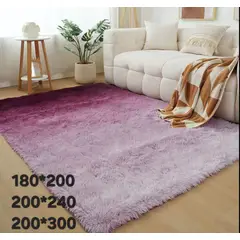 GENERICO - Alfombra peluda tipo shaggy 240x200cm