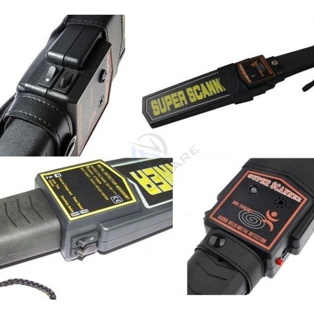 GENERICO - Detector de Metales de Mano Super Scanner - Alto Rendimiento