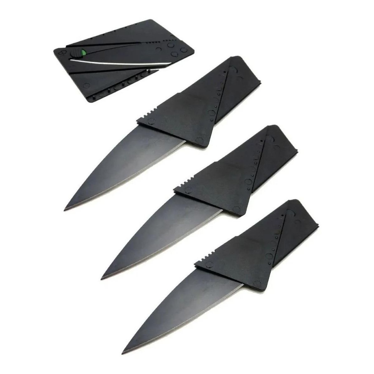 GENERICO - Cuchillo Tarjeta Plegable para Camping y Emergencias