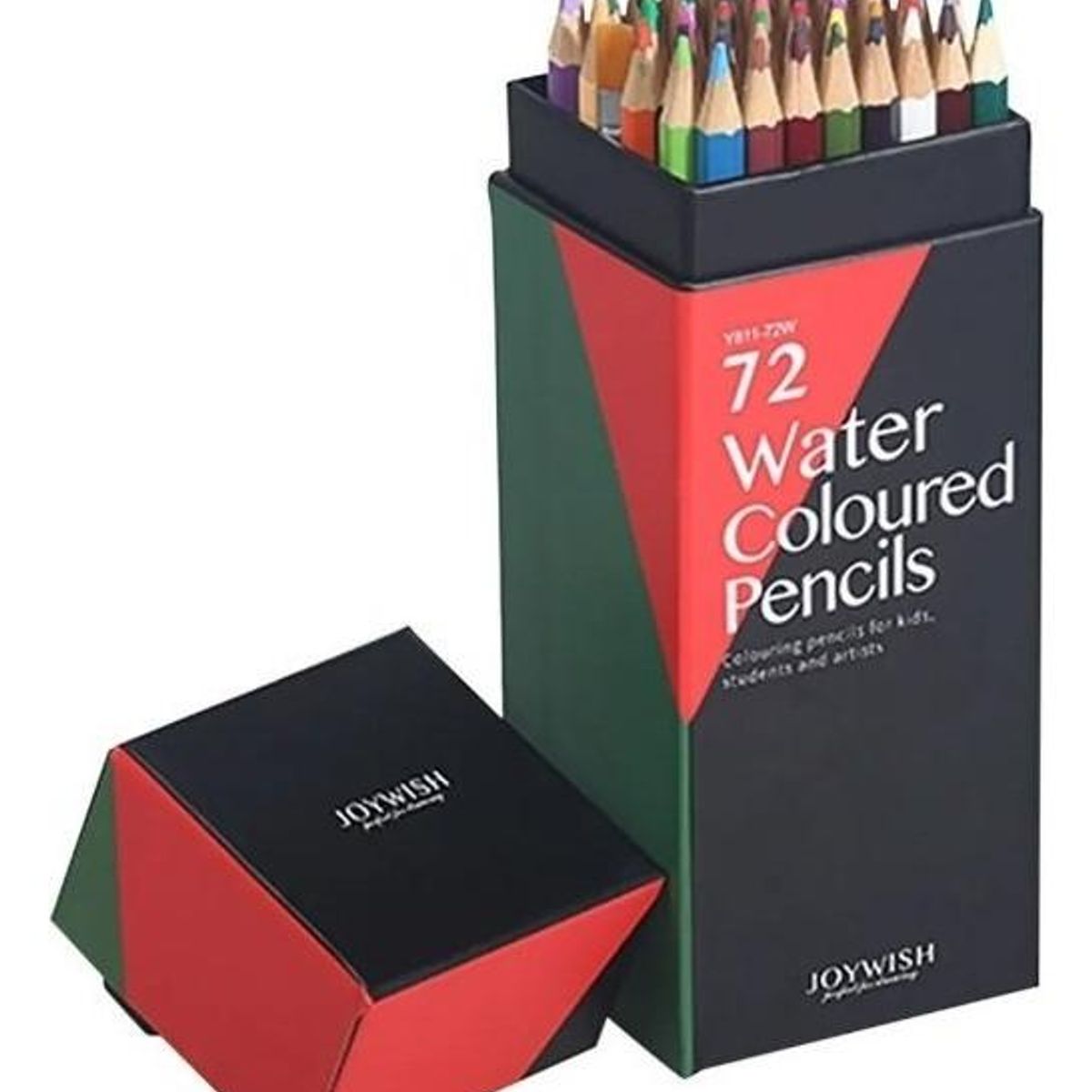 GENERICO - Juego de 72 Lápices de Colores Solubles en Agua de Madera