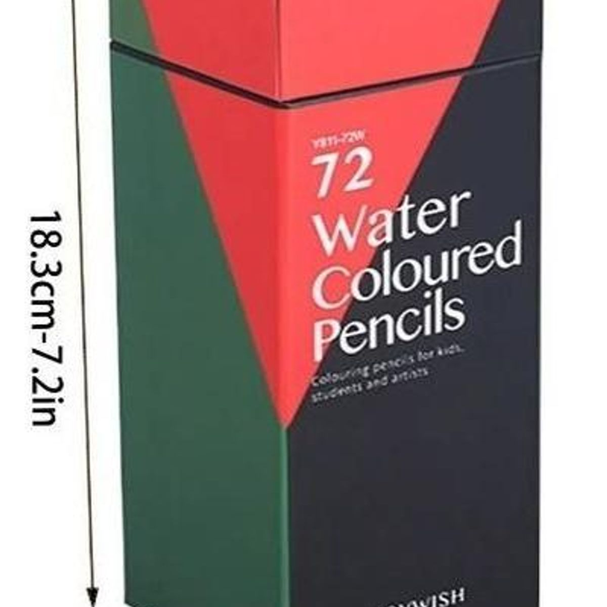 GENERICO - Juego de 72 Lápices de Colores Solubles en Agua de Madera