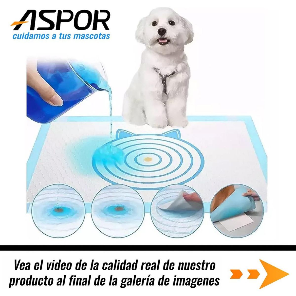 GENERICO - Pañales Desechables para Mascotas 90x60 cm - 20 Unidades