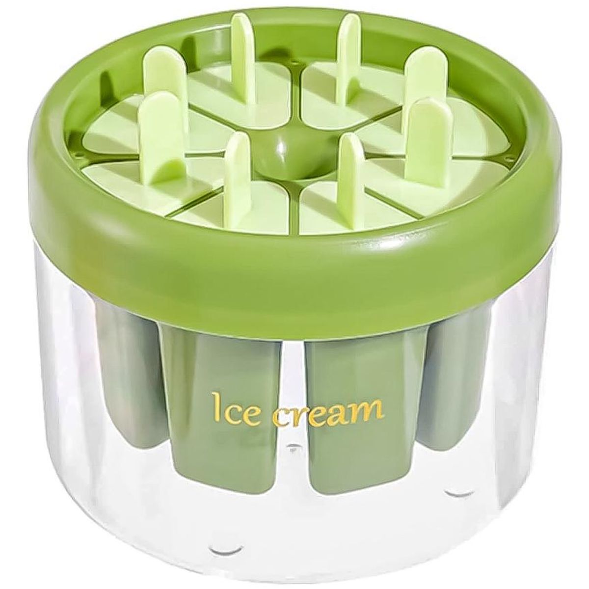 GENERICO - Molde de Plástico para 8 Paletas de Helado