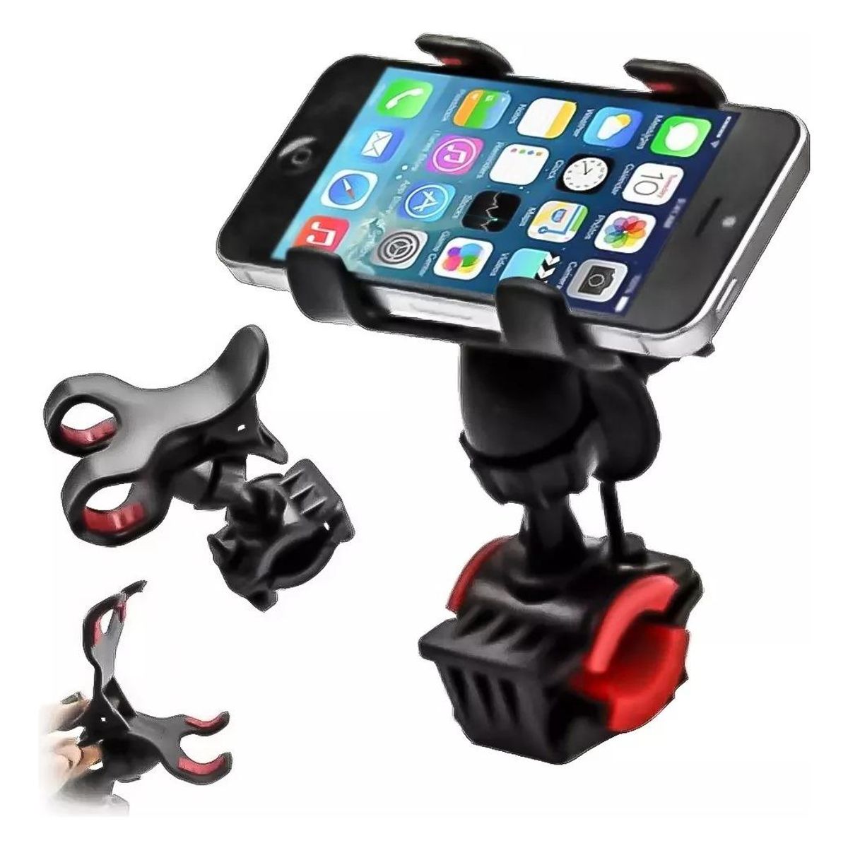 GENERICO - Soporte Celular para Bicicleta y Moto Ajustable 360°