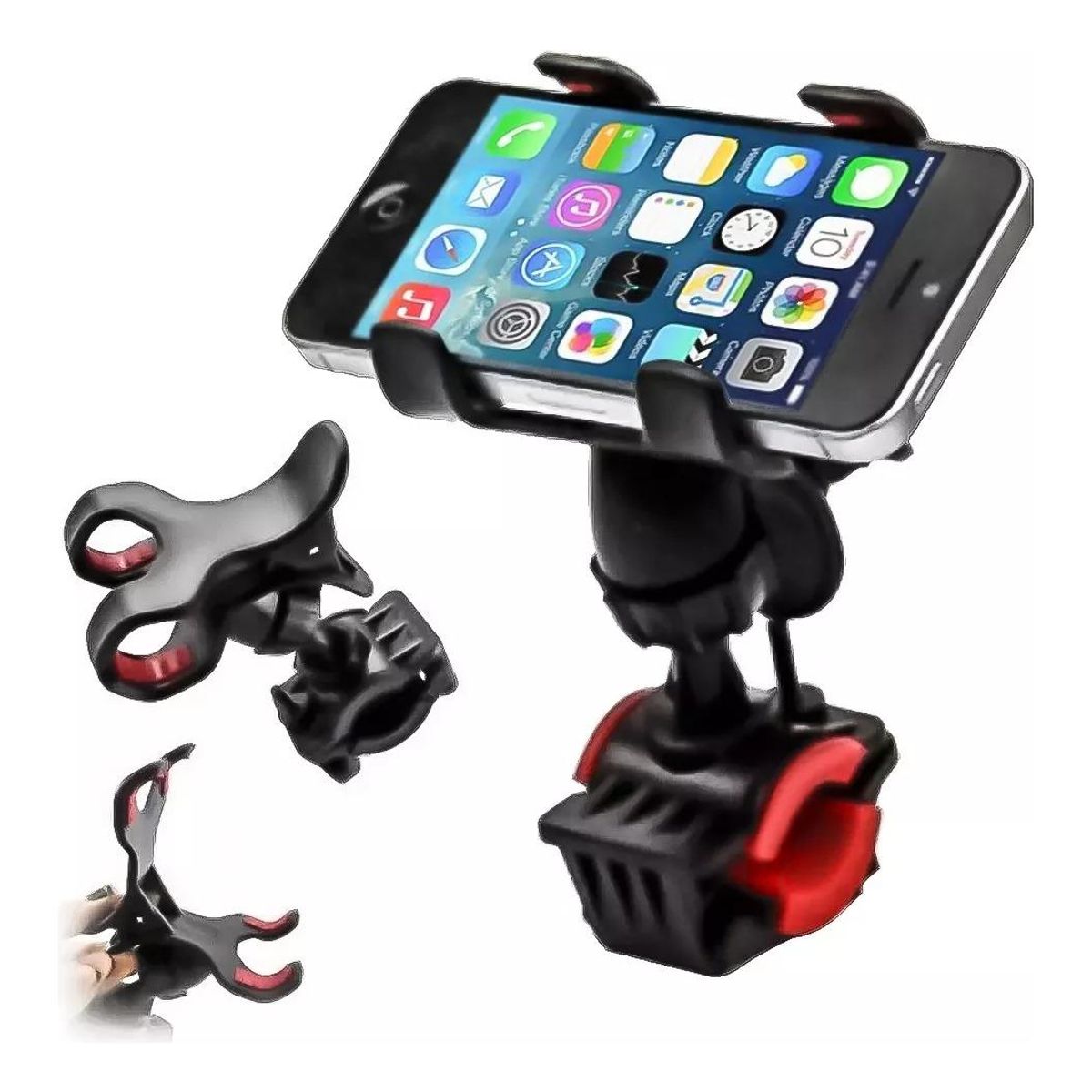 GENERICO - Soporte Celular para Bicicleta y Moto Ajustable 360°