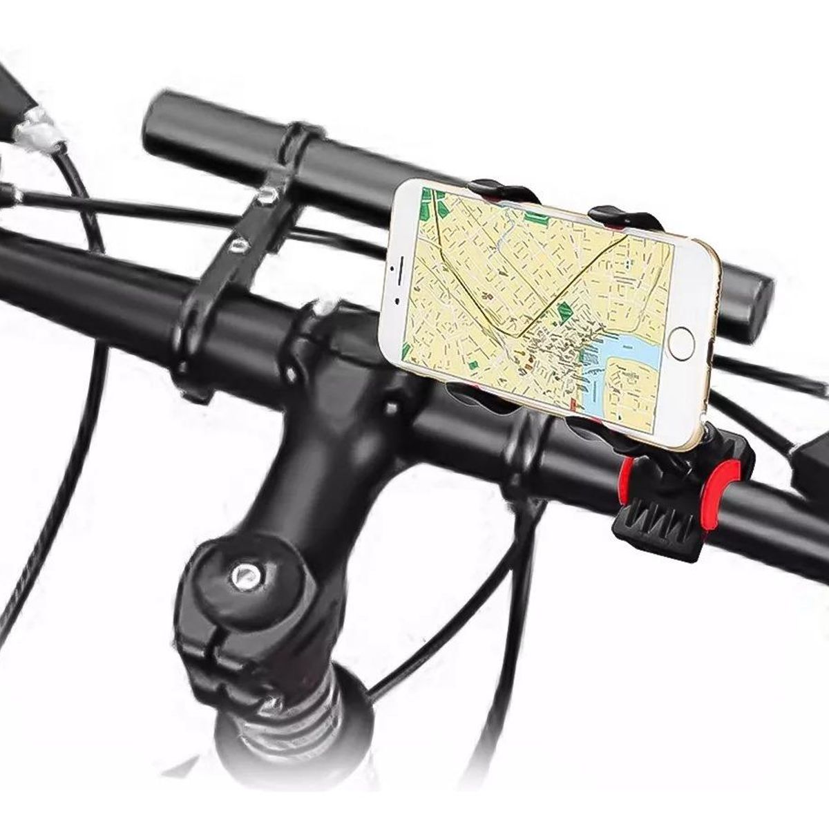 GENERICO - Soporte Celular para Bicicleta y Moto Ajustable 360°