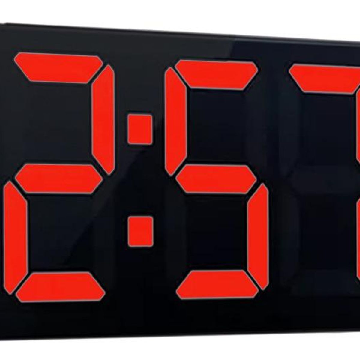 GENERICO - Reloj Digital de Pared con Sensor de Temperatura 40x13 cm