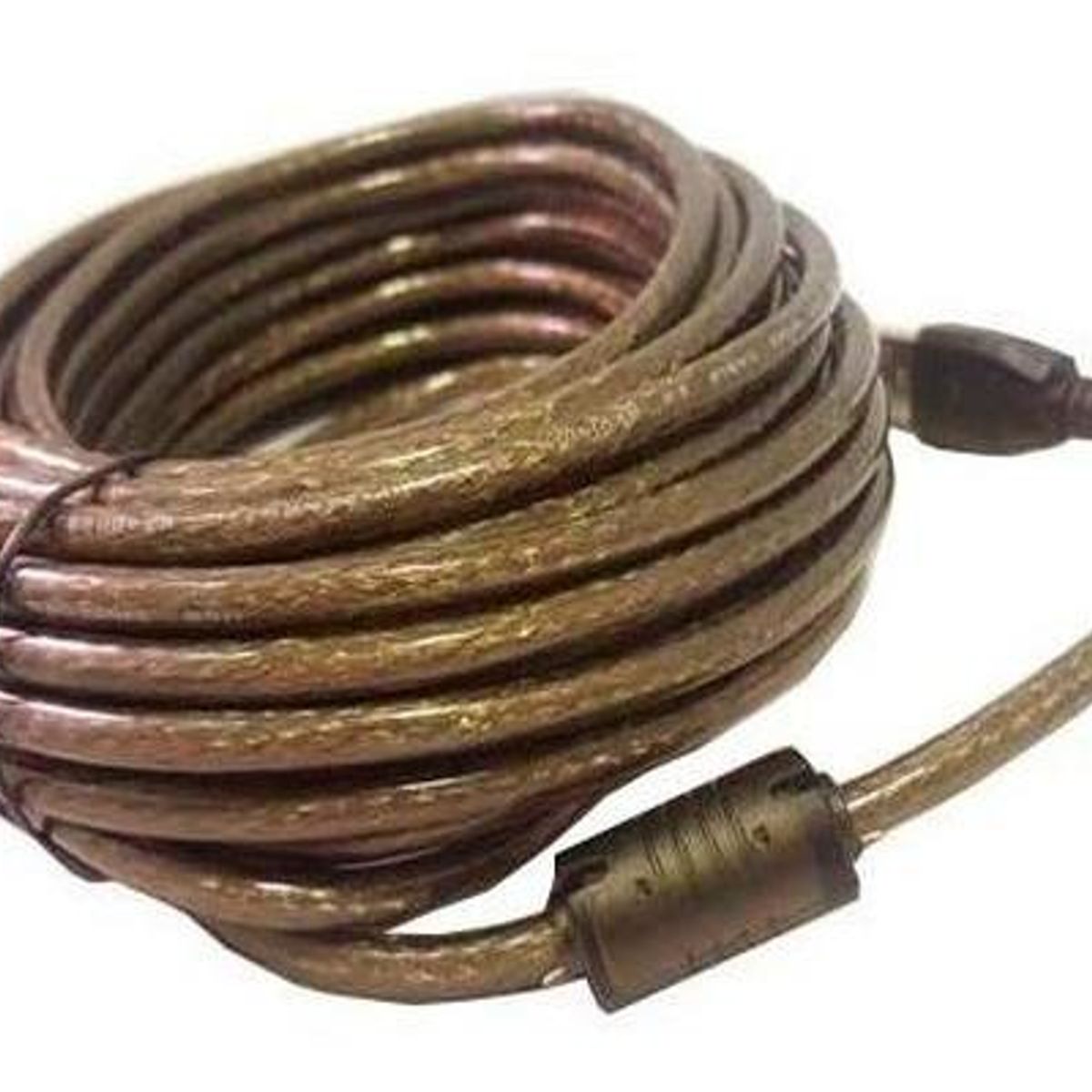 GENERICO - Cable USB 20 de Extensión Activo 5 Metros Marrón Oscuro