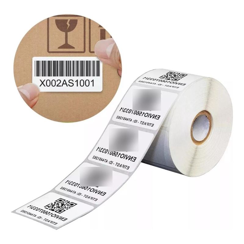 GENERICO - Rollo Etiqueta Autoadhesiva Térmica 50x30mm - 2500 Unidades