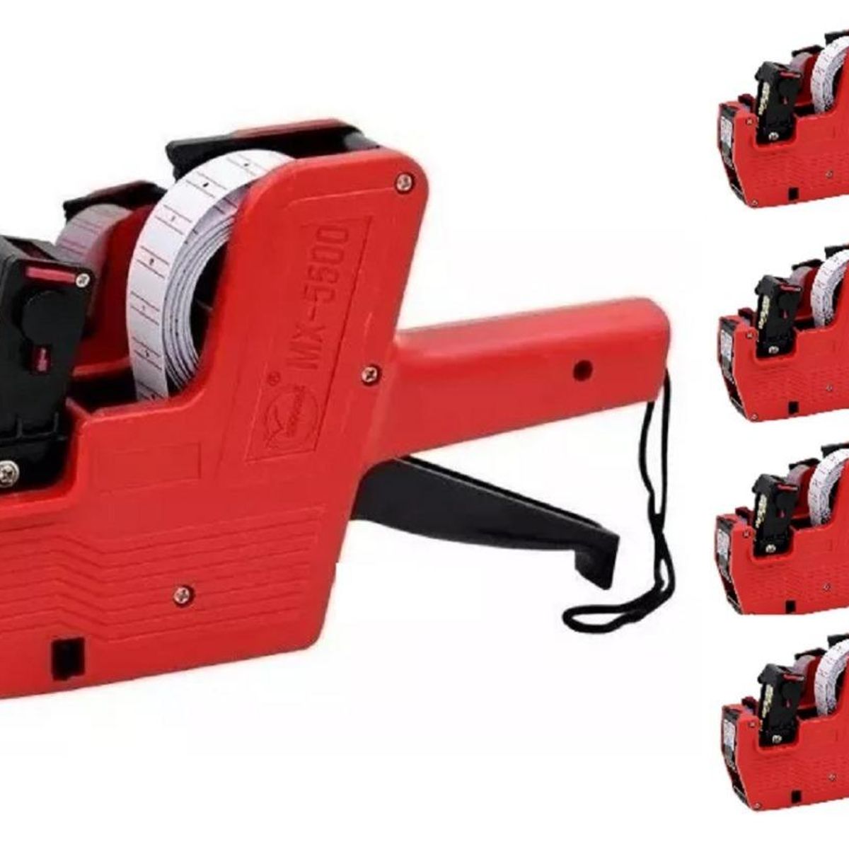 GENERICO - Máquina Etiquetadora MX-5500 con 8 Dígitos y Colores Variados