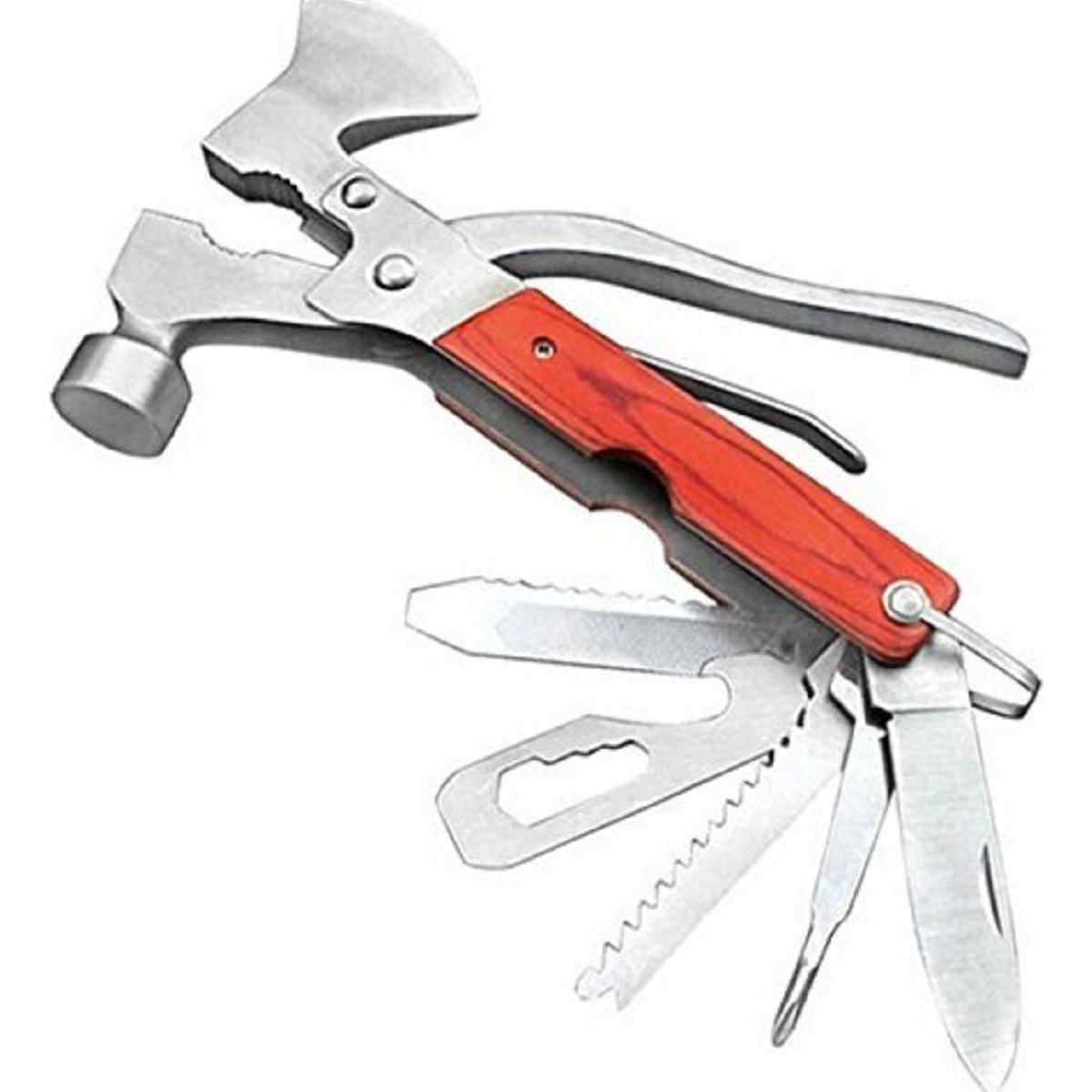 GENERICO - Martillo Multifuncional 9 en 1 para Camping y Taller