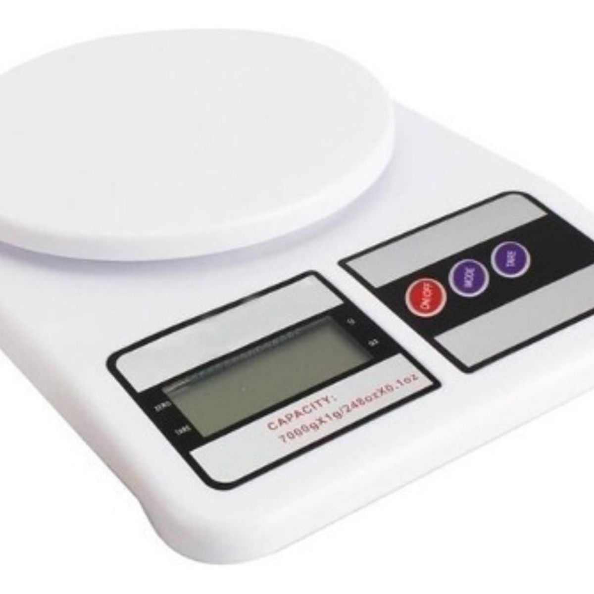 GENERICO - Balanza de cocina digital con capacidad de 10 kg