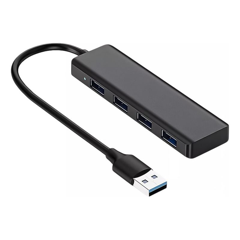 GENERICO - Hub USB 30 Multipuerto de 4 Puertos con Interruptores