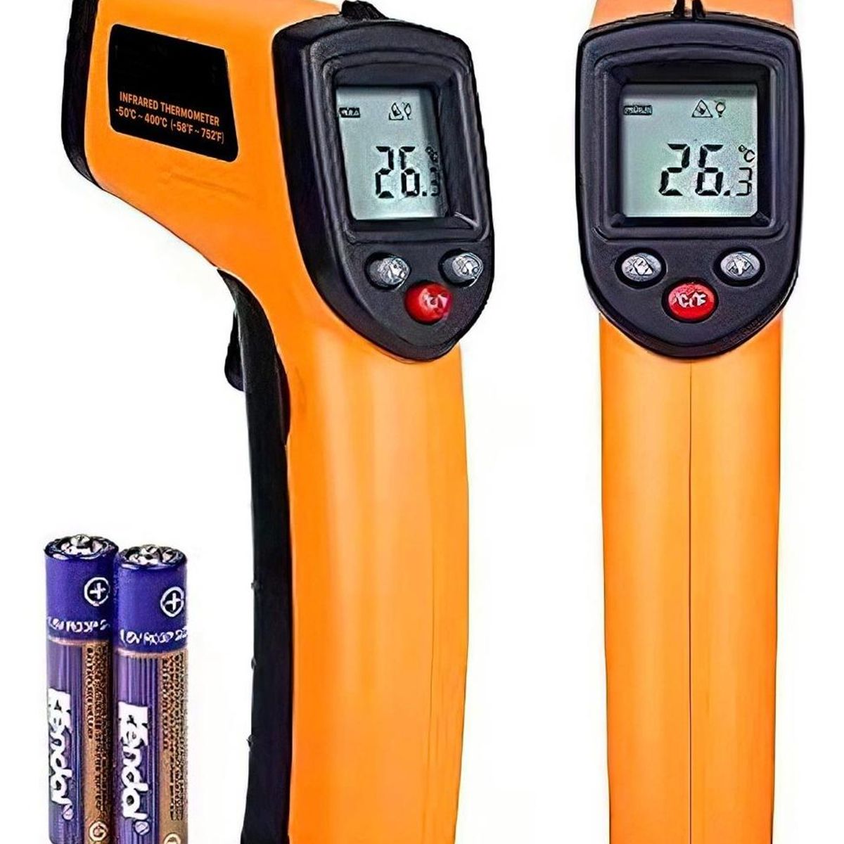 GENERICO - Termómetro Infrarrojo Industrial Sin Contacto -50°C a +400°C