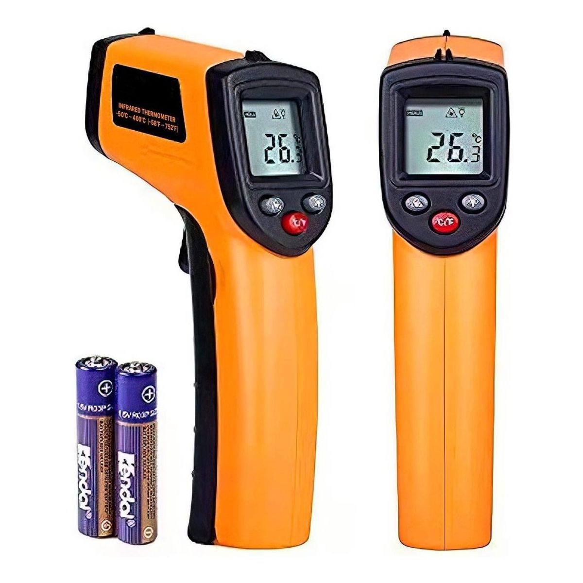 GENERICO - Termómetro Infrarrojo Industrial Sin Contacto -50°C a +400°C