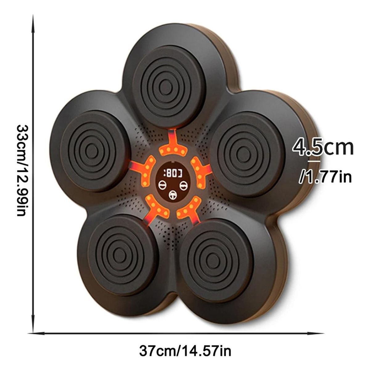 GENERICO - Máquina de Boxeo Musical Bluetooth con Guantes Integrados