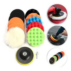 GENERICO - Kit de 10 Esponjas de Pulido para Automóviles y Más