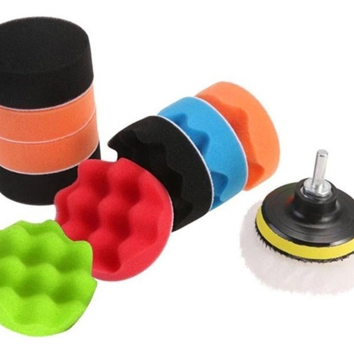 GENERICO - Kit de 10 Esponjas de Pulido para Automóviles y Más