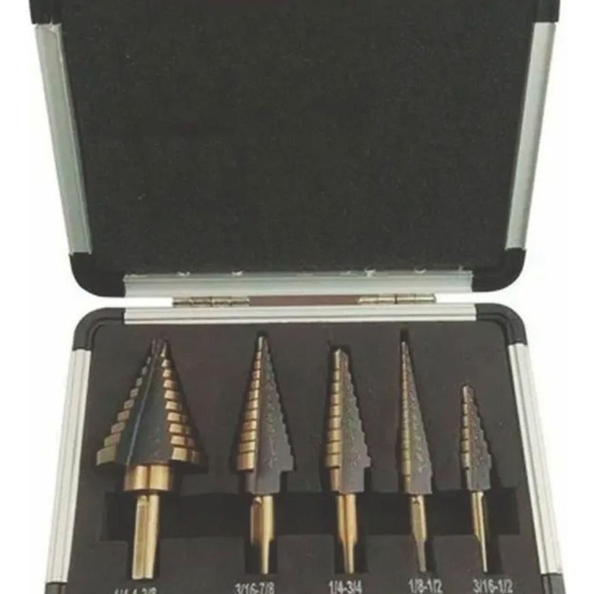 GENERICO - Set de Brocas Cónicas de Cobalto con Maleta