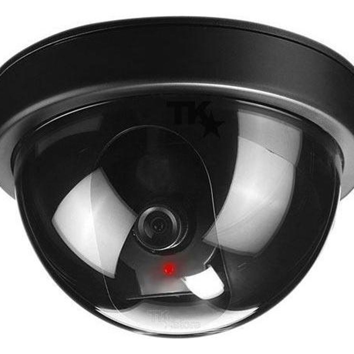 GENERICO - Pack de 4 Cámaras Falsas de Vigilancia Tipo Domo