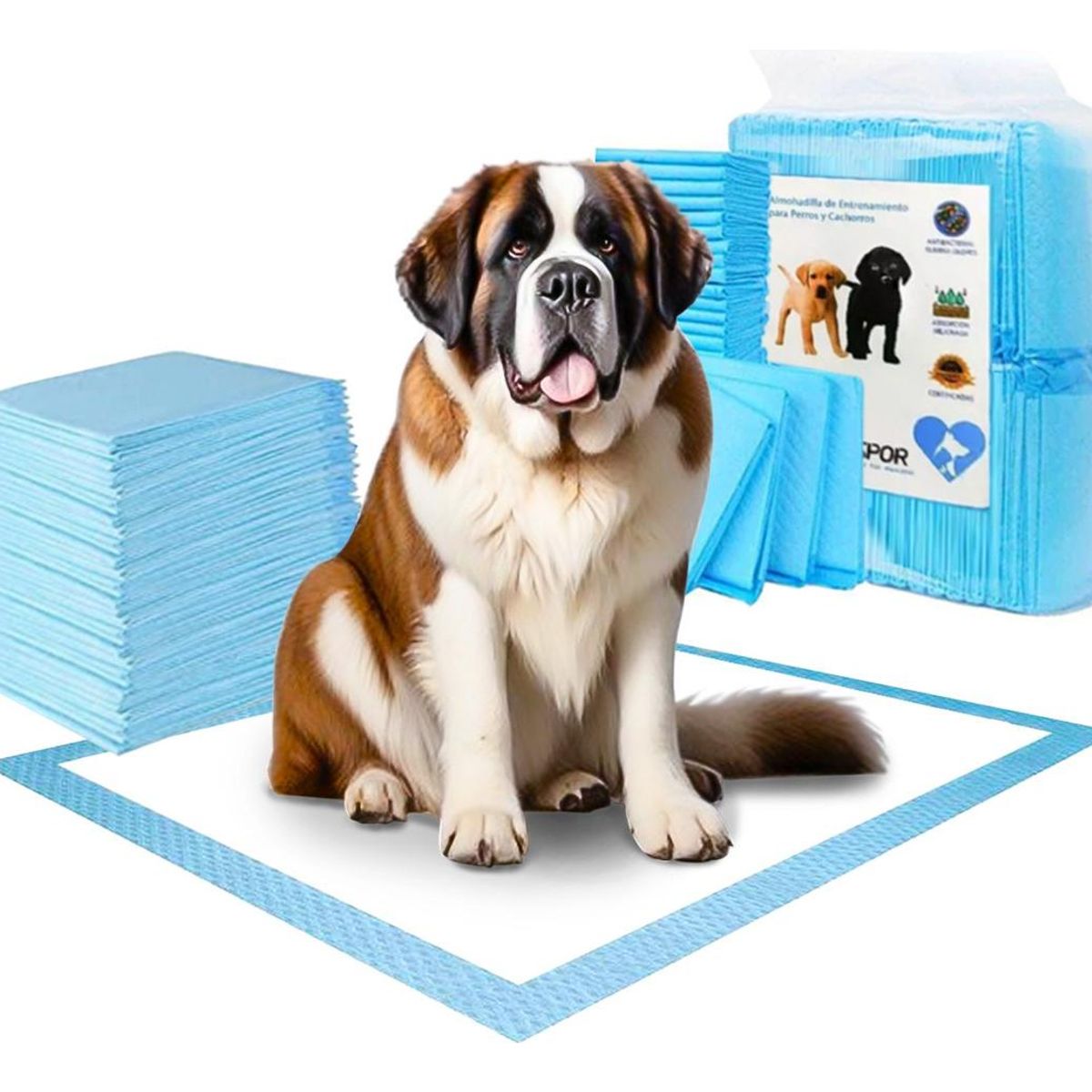 GENERICO - Pañales Desechables para Mascotas 90x60cm - Pack de 20 Unidades