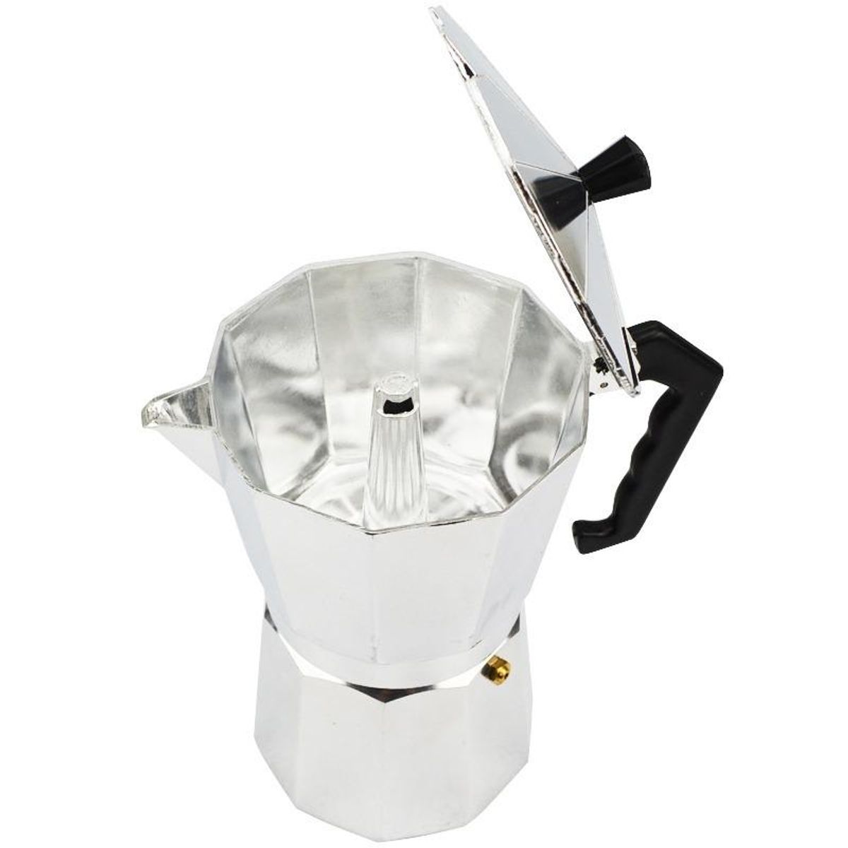 GENERICO - Cafetera Italiana Moka de Aluminio para 6 Tazas