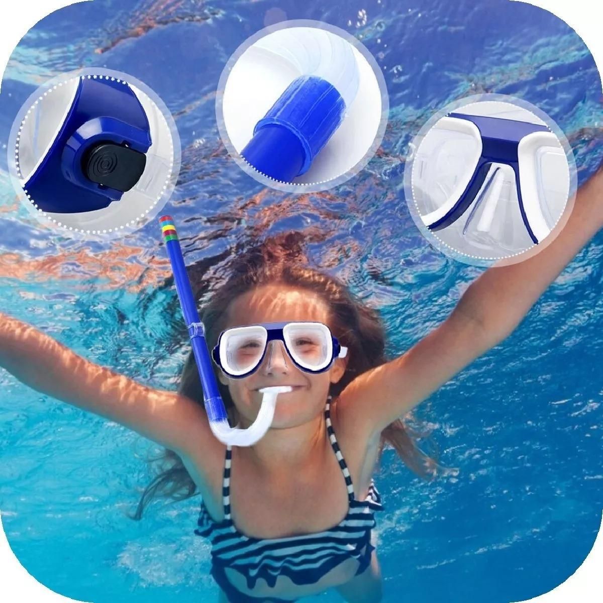 GENERICO - Kit de Buceo Infantil con Máscara y Snorkel para Niños