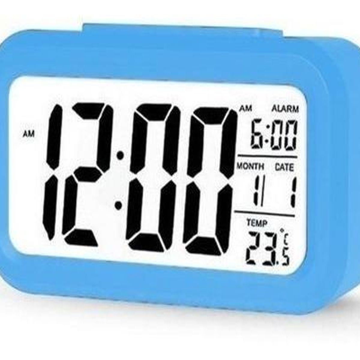 GENERICO - Reloj Despertador Digital con Lcd Temperatura y Fecha