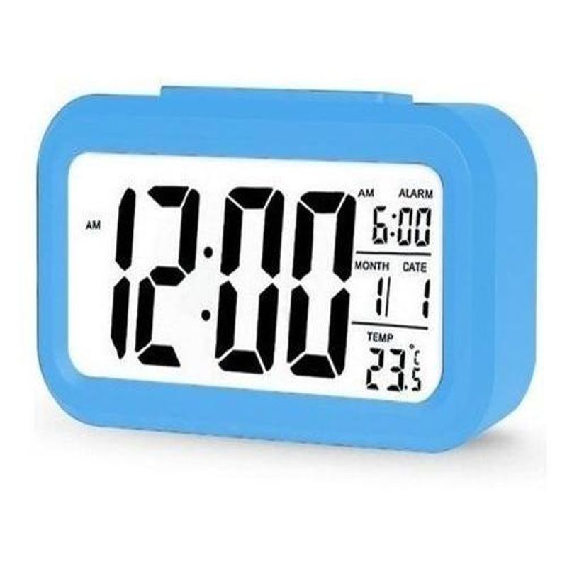 GENERICO - Reloj Despertador Digital con Lcd Temperatura y Fecha