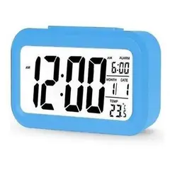 GENERICO - Reloj Despertador Digital con Lcd Temperatura y Fecha