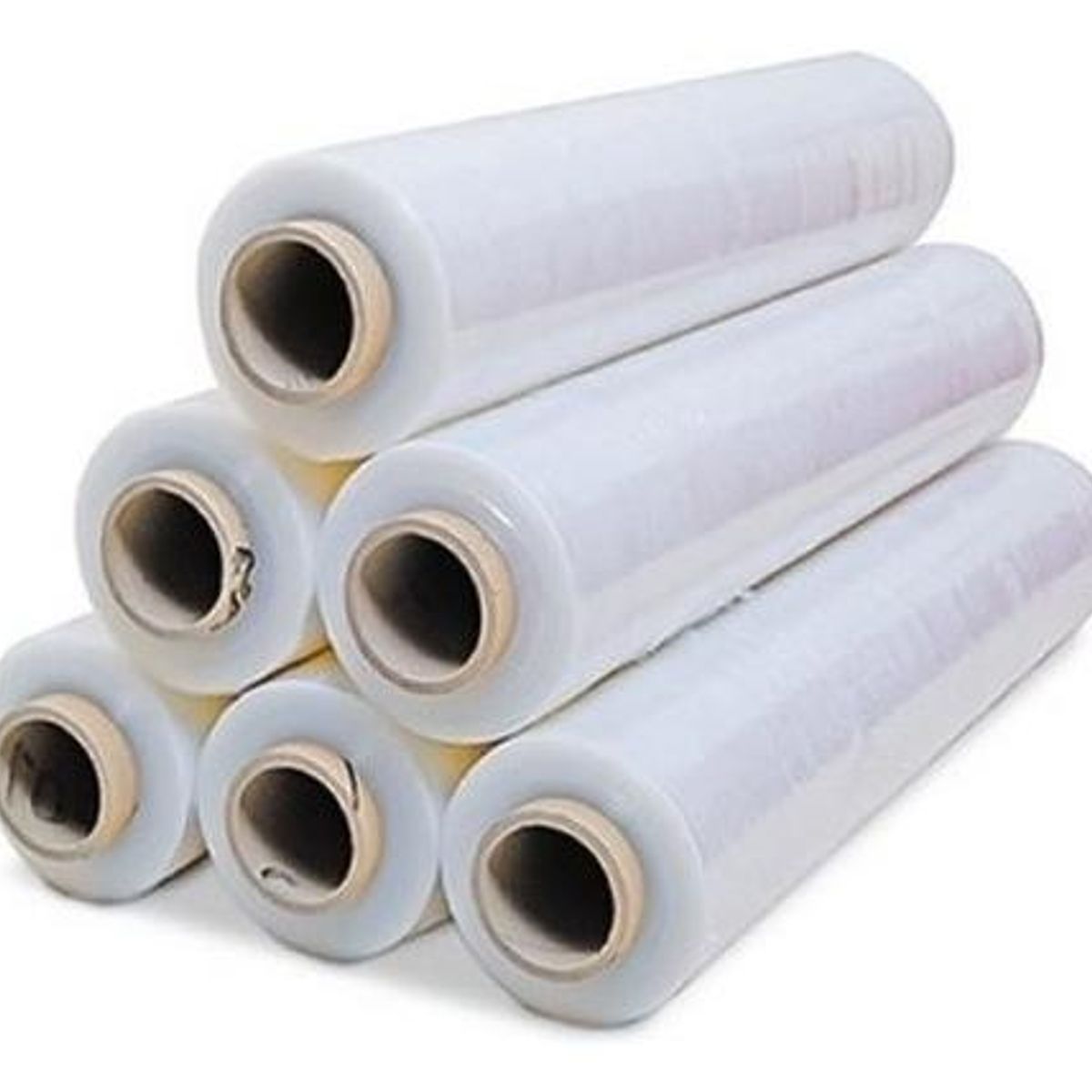 GENERICO - Rollo de Film Stretch Transparente para Embalaje Pack de 6