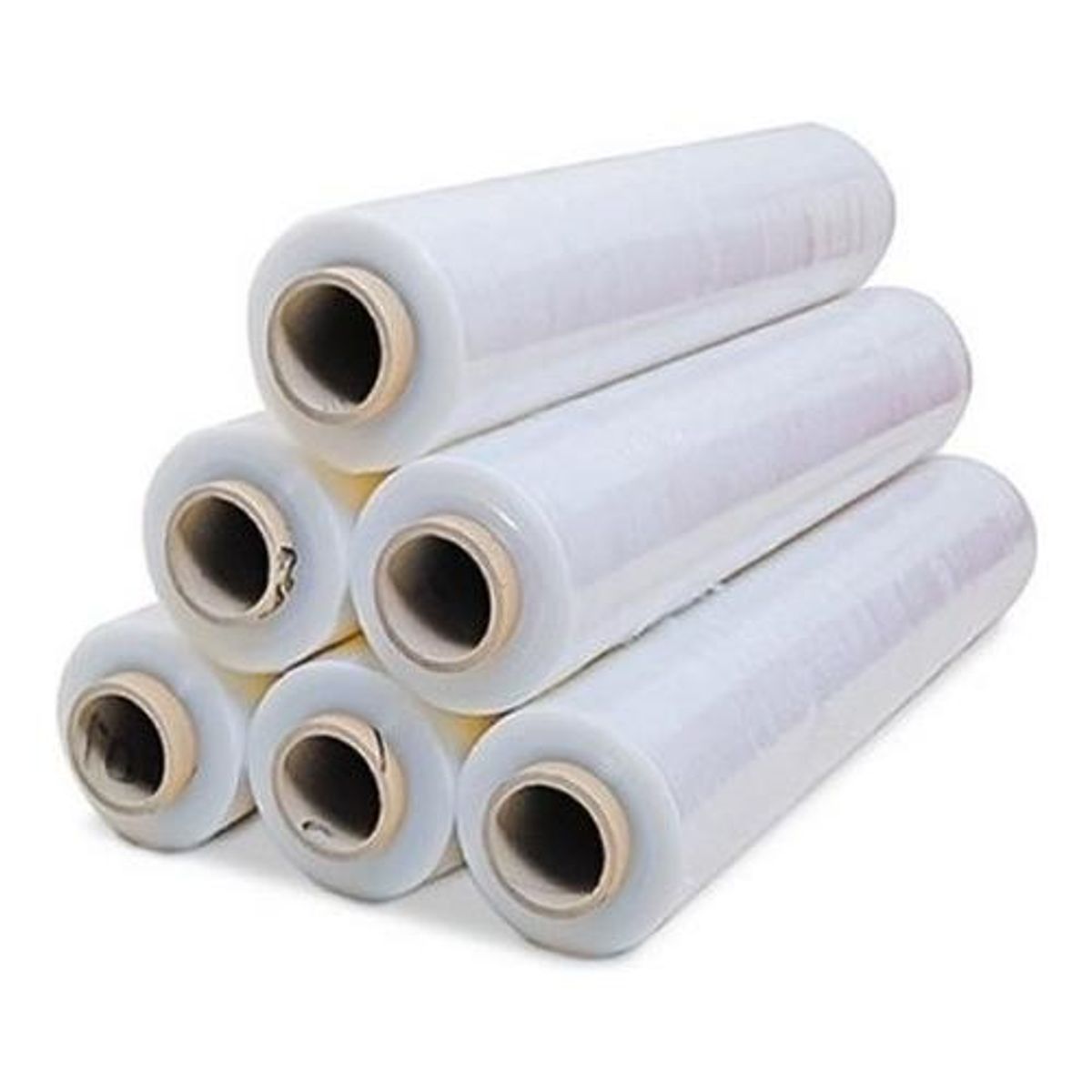 GENERICO - Rollo de Film Stretch Transparente para Embalaje Pack de 6