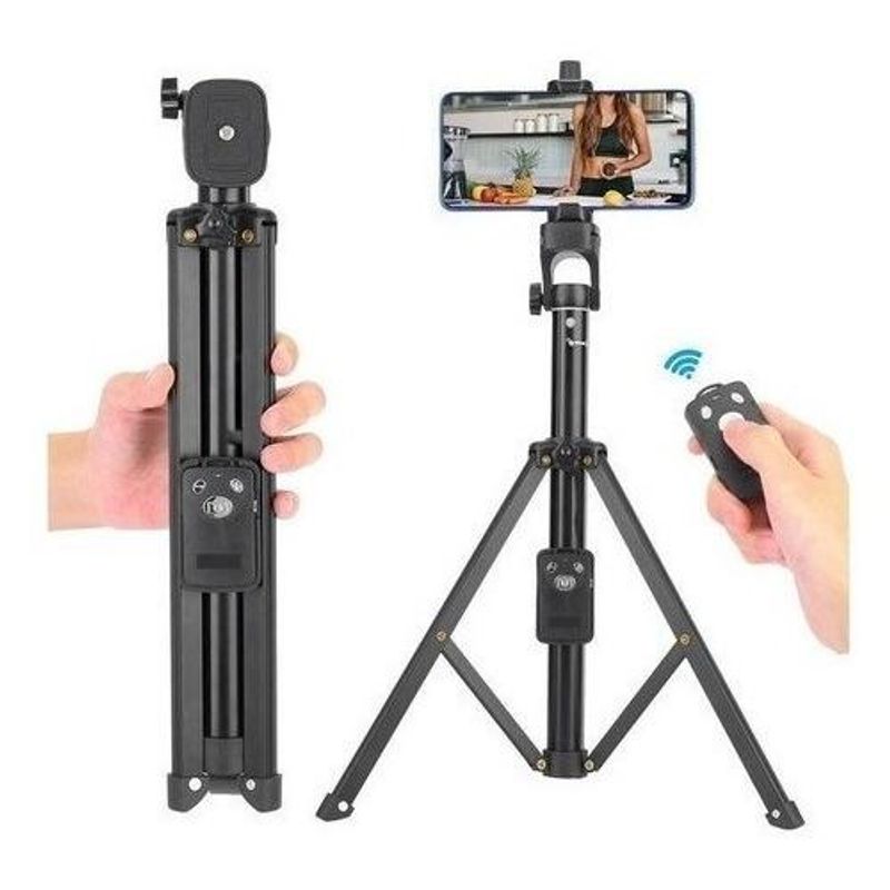 GENERICO - Trípode Celular Bluetooth 2 en 1 Yunteng VCT-1688 de 134 cm.