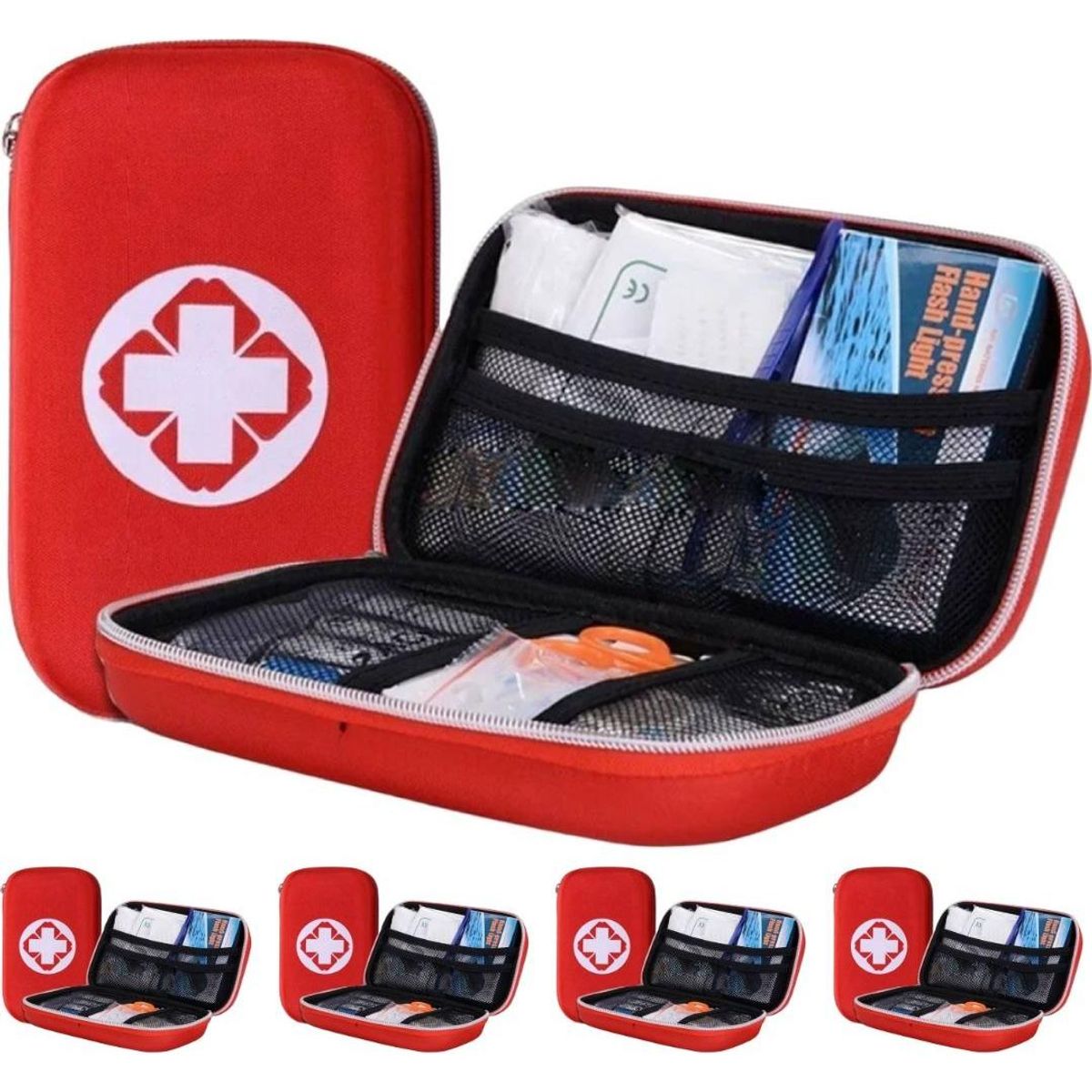 GENERICO - Kit de Primeros Auxilios Táctico para Automóvil - 45 Piezas