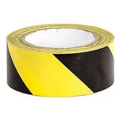 GENERICO - Pack de 3 Cintas Delimitadoras de Seguridad Amarillo y Negro