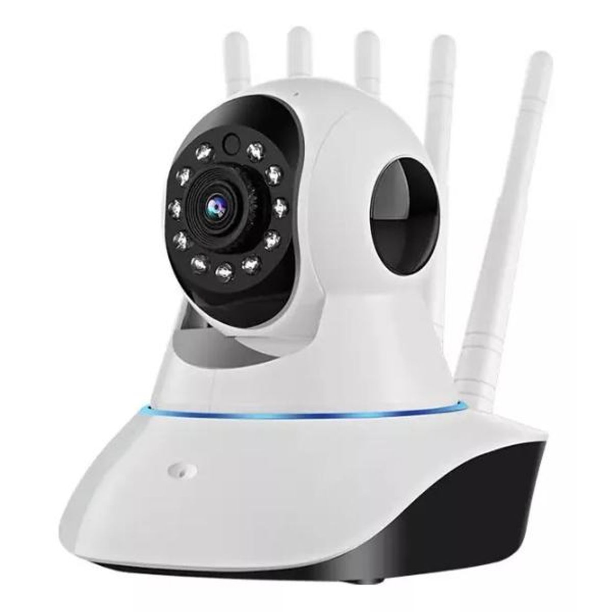 GENERICO - Cámara de Seguridad IP Wifi Motorizada 360° con Visión Nocturna