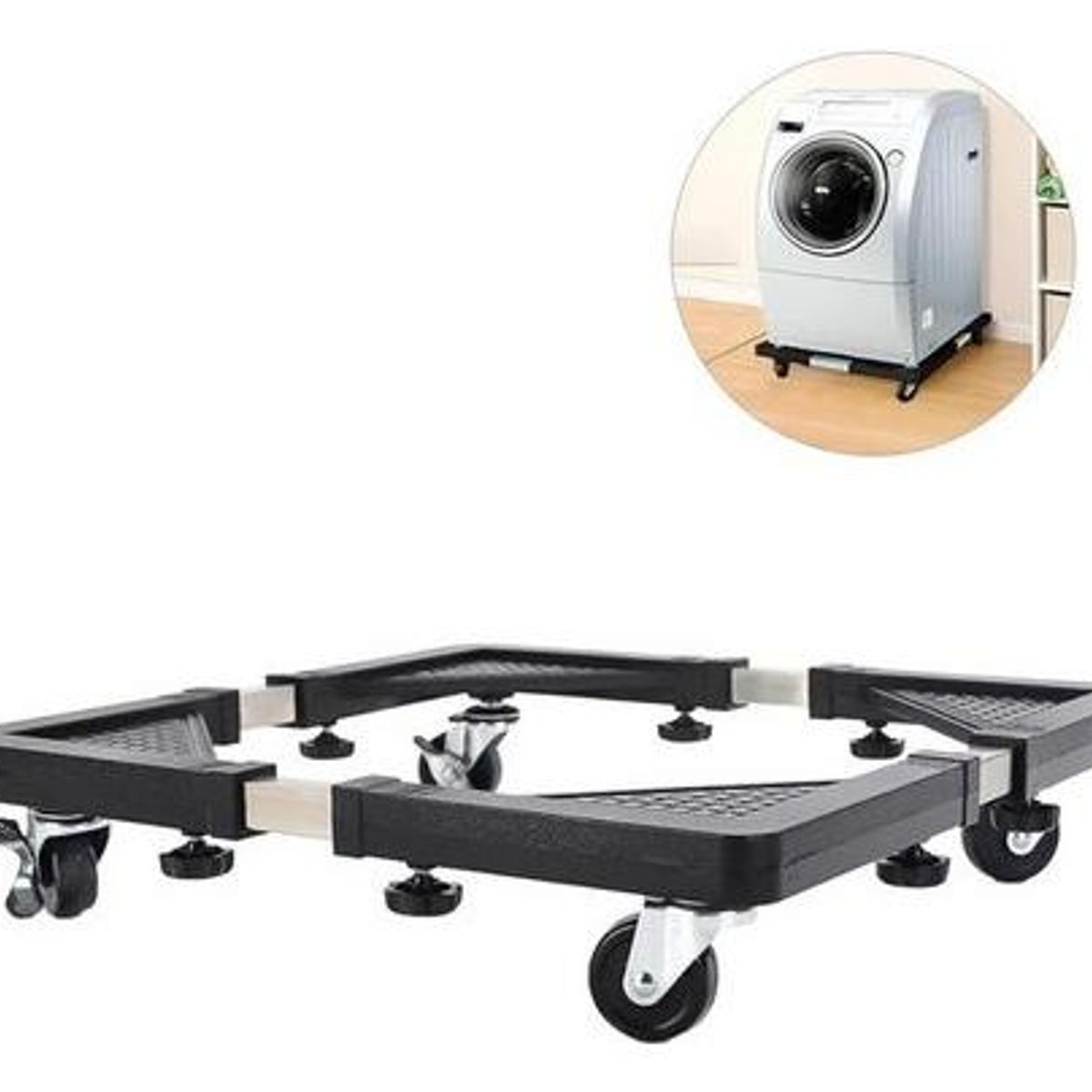 GENERICO - Soporte Multiuso para Lavadora o Refrigerador con Ruedas
