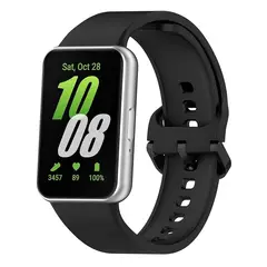 GENERICO - Correa Silicona Para Samsung Fit 3 Negro