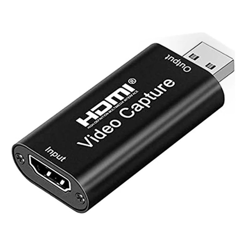 GENERICO - Capturadora de Video FHD HDMI a USB 1080p para Transmisión