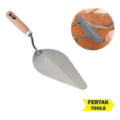 GENERICO - Cuchara Mason Profesional de Acero al Carbono 7"