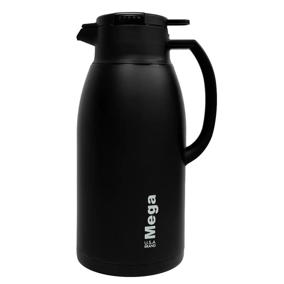 MEGA - Jarra Térmica Termo De Liquidos Mega 1.6 Litros Negro