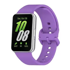 GENERICO - Correa Silicona Para Samsung Fit 3 Lavanda.