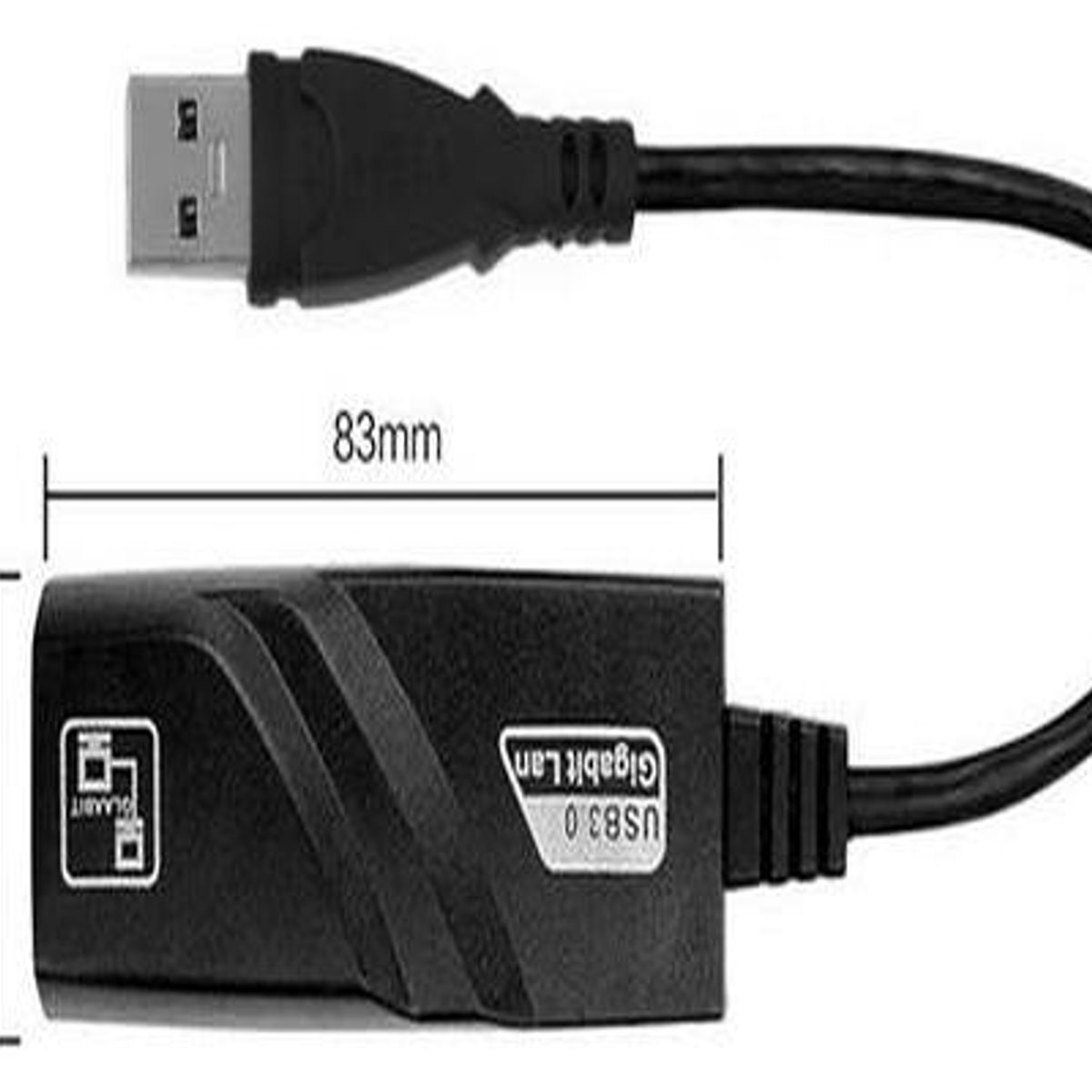 GENERICO - Adaptador USB 30 a Ethernet RJ45 Gigabit 101001000 Mbps
