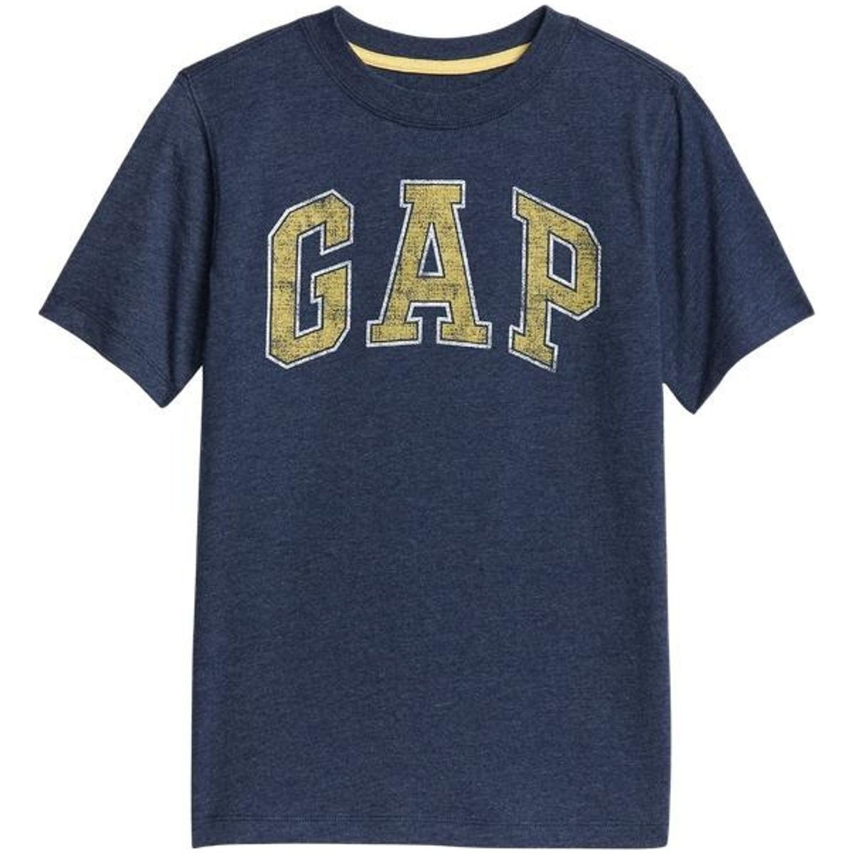 GAP - Polera Niño Logo Manga Corta Azul GAP