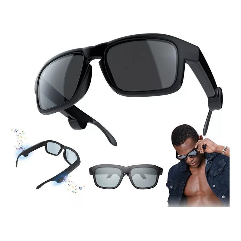 GENERICO - Gafas de Sol con Auriculares Bluetooth Integrados